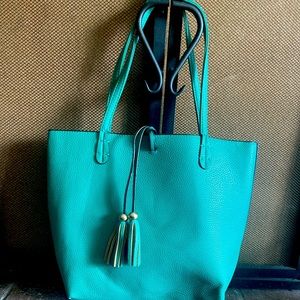Teal purse